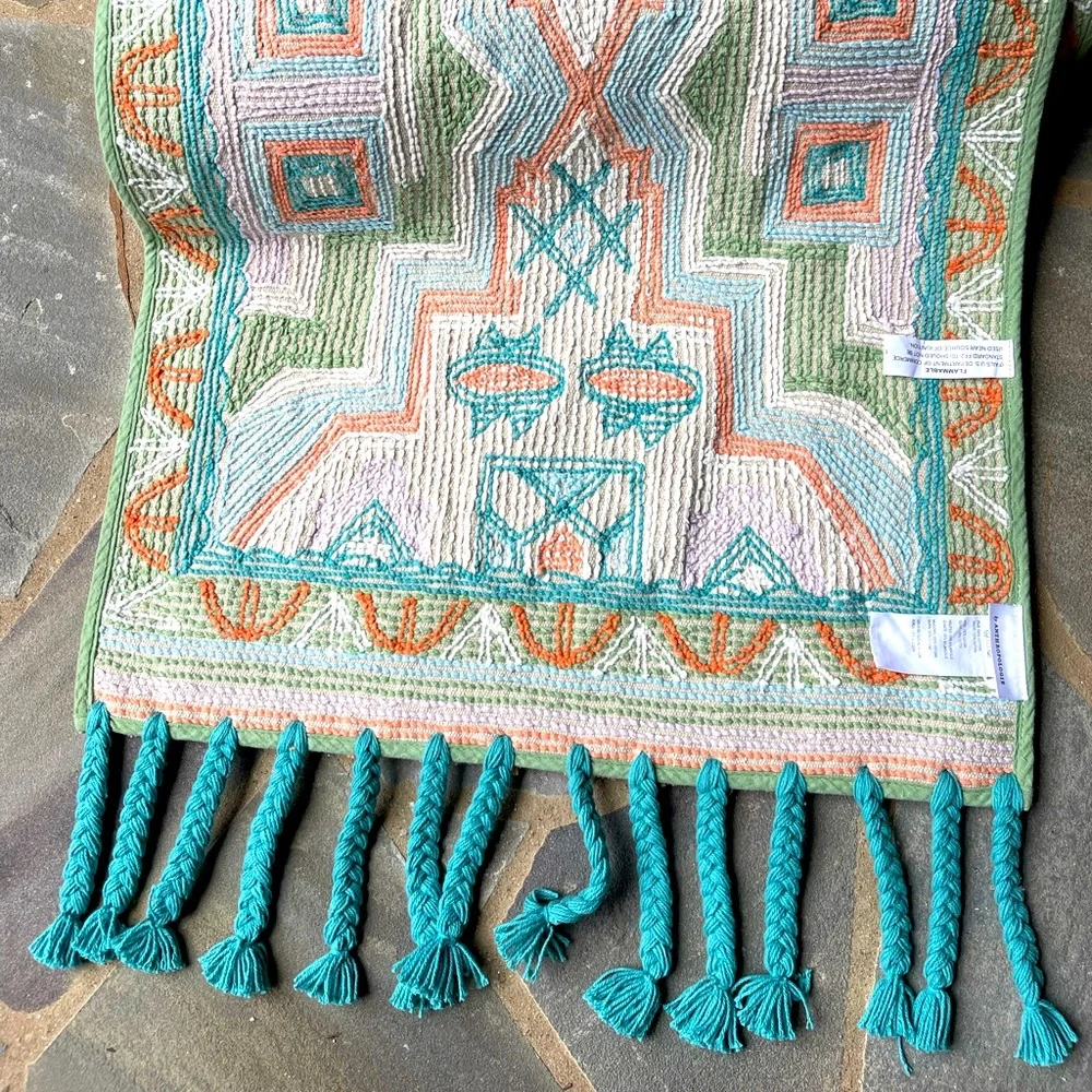 New! Anthropologie-Tufted Aria Bath Mat